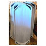 Stackable Blue Plastic Children's Cots