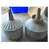 Galvanized Metal Oil Funnels