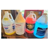 Four Gallons of Automotive Fluids, Three Full