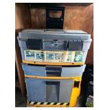 Rolling Workshop Tool Storage Cabinet With Accesso