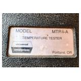Universal Enterprises Model MTR4-A Temperature Tes