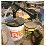 Buckets, Oil Container, and Dispensing Apparatus