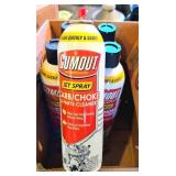 4 Gumout Carb/Choke Cleaner Spray Cans