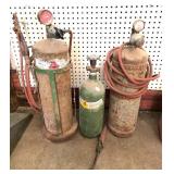 Oxy-Acetylene Welding Tanks with Hoses