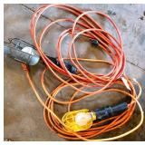 Two Work Lights with Extension Cords
