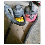 Two Shop-Vac Wet/Dry Vacuums