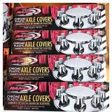 Raney's Chrome Plastic Axle Covers, Set of Four