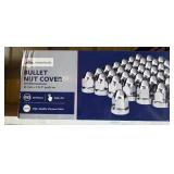 United Pacific Bullet Nut Cover Set, 60 Pieces, Ch