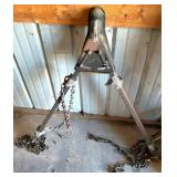 Heavy-Duty Tow Bar with Chains