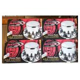 Raney's Chrome Plastic Axle Covers, Set of 4