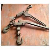 Two Vintage Lever Chain Load Binders