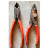 Snap-on Pliers with Red Handles