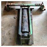 Large Metal Cylinder with Mounting Frame