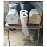 Paper Towel Dispensers With Table