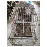 3 Metal Bird Cages with Vertical Bars