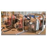 Three Homelite AP-125 Water Pumps