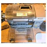 Tiered Plastic Tool Box with Compartments and Acce