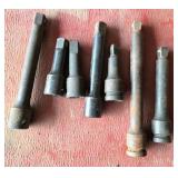 6 Socket Wrench Extensions