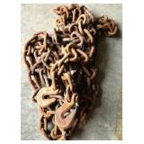 20-Foot Steel Log Chain with Hooks