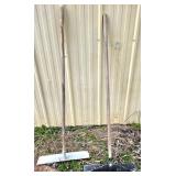 Concrete Rakes with Wooden Handles