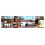 Automotive Filters and Garage Supplies on Shelf
