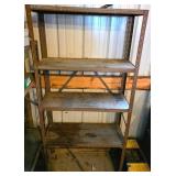 Metal Storage Shelving Unit with Four Shelves