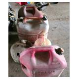 Used Plastic Gasoline Containers with Spouts