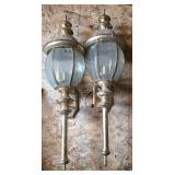 Brass Outdoor Wall-Mounted Lanterns