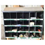 Metal Industrial Storage Bin Cabinet with Dividers