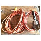 Heavy-Duty Extension Cord with Work Light