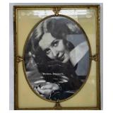 Framed Portrait Photograph of Barbara Stanwyck