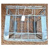 Metal Dairy Crate with Embossed Lettering