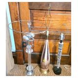 Three Table Lamp Bases in Various Designs