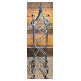 Wrought Iron Freestanding Wine Rack
