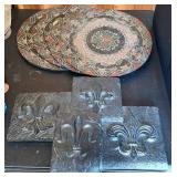Decorative Trivets and Fleur-de-Lis Plaques
