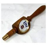 Miller Lite Wooden Beer Tap Handle