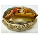 Royal Austria Porcelain Trinket Box with Romantic