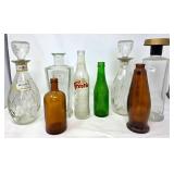 Glass Bottles and Decanters