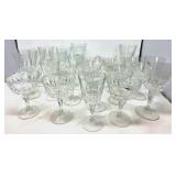 Stemmed Glassware in Mixed Designs