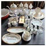 Anniversary-Themed Porcelain and Glassware