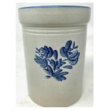 Pfaltzgraff Blue Floral Stoneware Crock