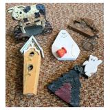 Decorative Wood and Metal Figurines
