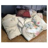 Floral Quilts and Bedding Assortment