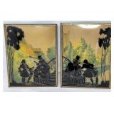 Reverse-Painted Silhouette Frames