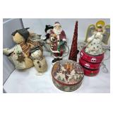 Christmas-Themed Figures and Decorations