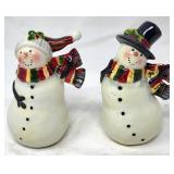 Snowman Salt and Pepper Shaker Set