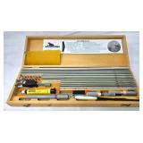 Wooden Boxed Lettering Set with Assorted Tools