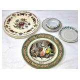 English Ceramic Plates and Bowls