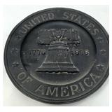Jeff Scott Metals Liberty Bell Wall Plaque