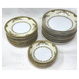 Morimura Bros Nippon Porcelain Dinnerware Set, Mad